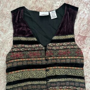 Worthington Multicolor Patterned Vest